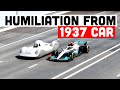 Mercedes f1 2022 humiliation from auto union type c 1937  drag race 20 km