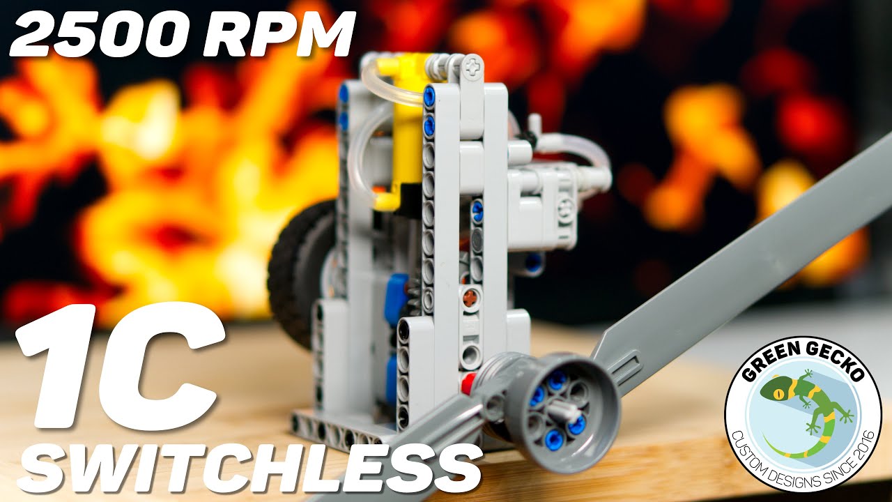 pas Shuraba Trække ud LEGO MOC MOC - 1 Cylinder Switchless Pneumatic Engine (LPE) - 2500 RPM -  Green Gecko by Green Gecko | Rebrickable - Build with LEGO