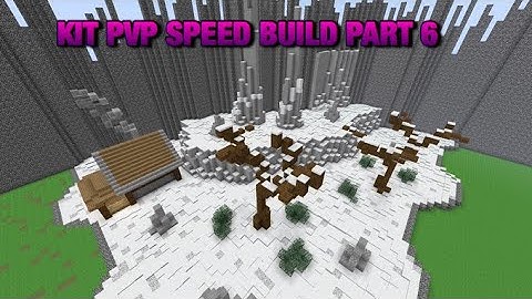 MINECRAFT PS4 KIT PVP SPEED BUILD | Part 6 |