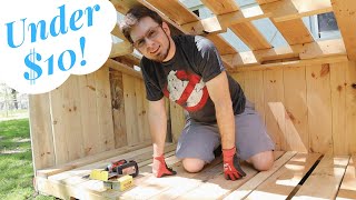 YOU CAN Build A Cheap Goat Shelter Under $10 Using Pallets!