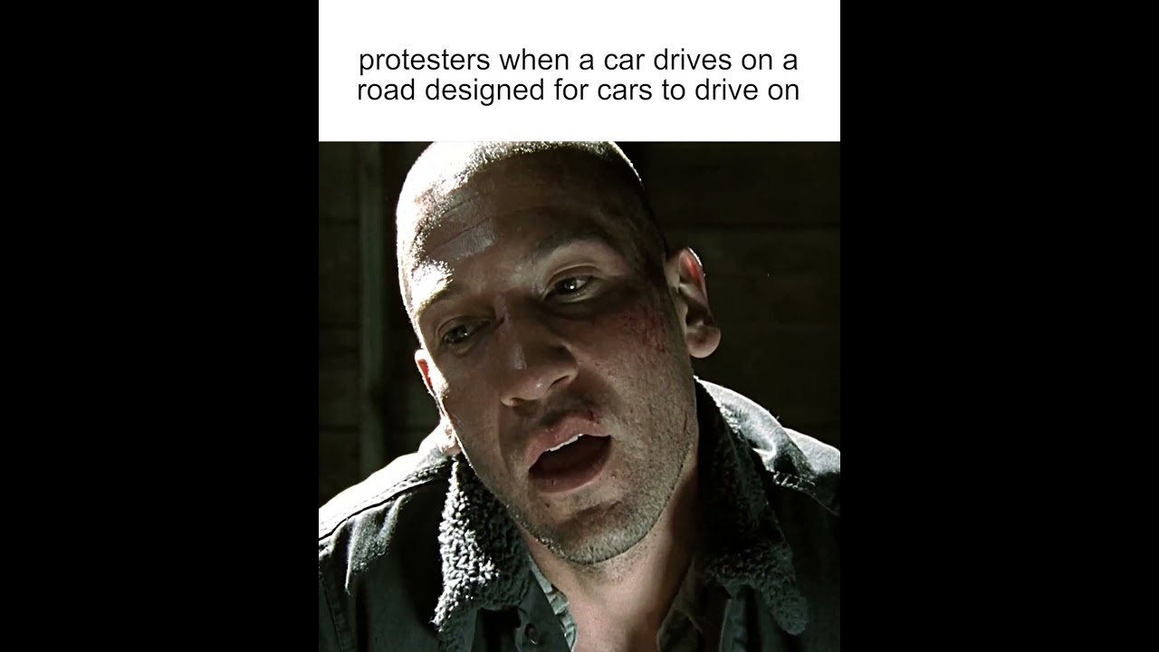 if only there were other places to protest besides the middle of the highway :(