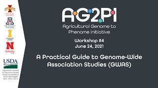AG2PI Workshop #4 - A Practical Guide to Genome-Wide Association Studies (GWAS)