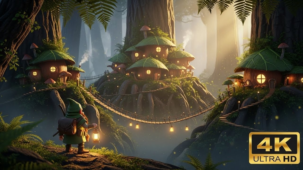 Peaceful Fairytale Music for Relaxation, Sleep & Stress Relief | Cozy Animation Journey Tonight Zen