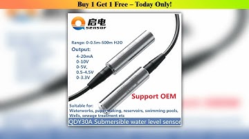Get Factory sale Hydrostatic Submersible Water Level Sensor 4-20ma 0-10V RS485 output liquid level•
