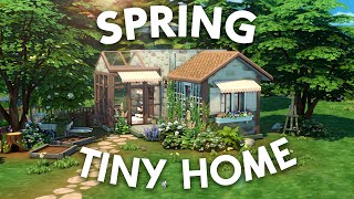 Spring Tiny Home // The Sims 4 Speed Build