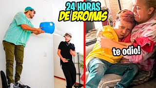 24 HORAS DE BROMAS A MIS VECINOS Y AMIGOS! *picu llora*