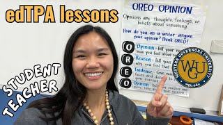 Student Teaching Vlog | edTPA lessons & materials