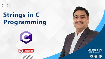 C Language Tutorial | Strings in C Programming | C Full Course by Sandeep Soni