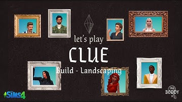 The Sims 4 | CLUE CLUEDO Board Game | Build Landscaping