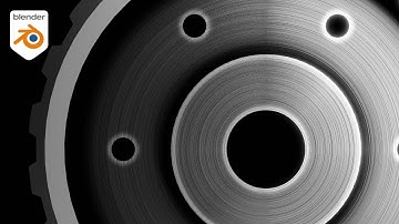 Fast and easy circular BRUSHED METAL texture in Blender (Easy Nodes)