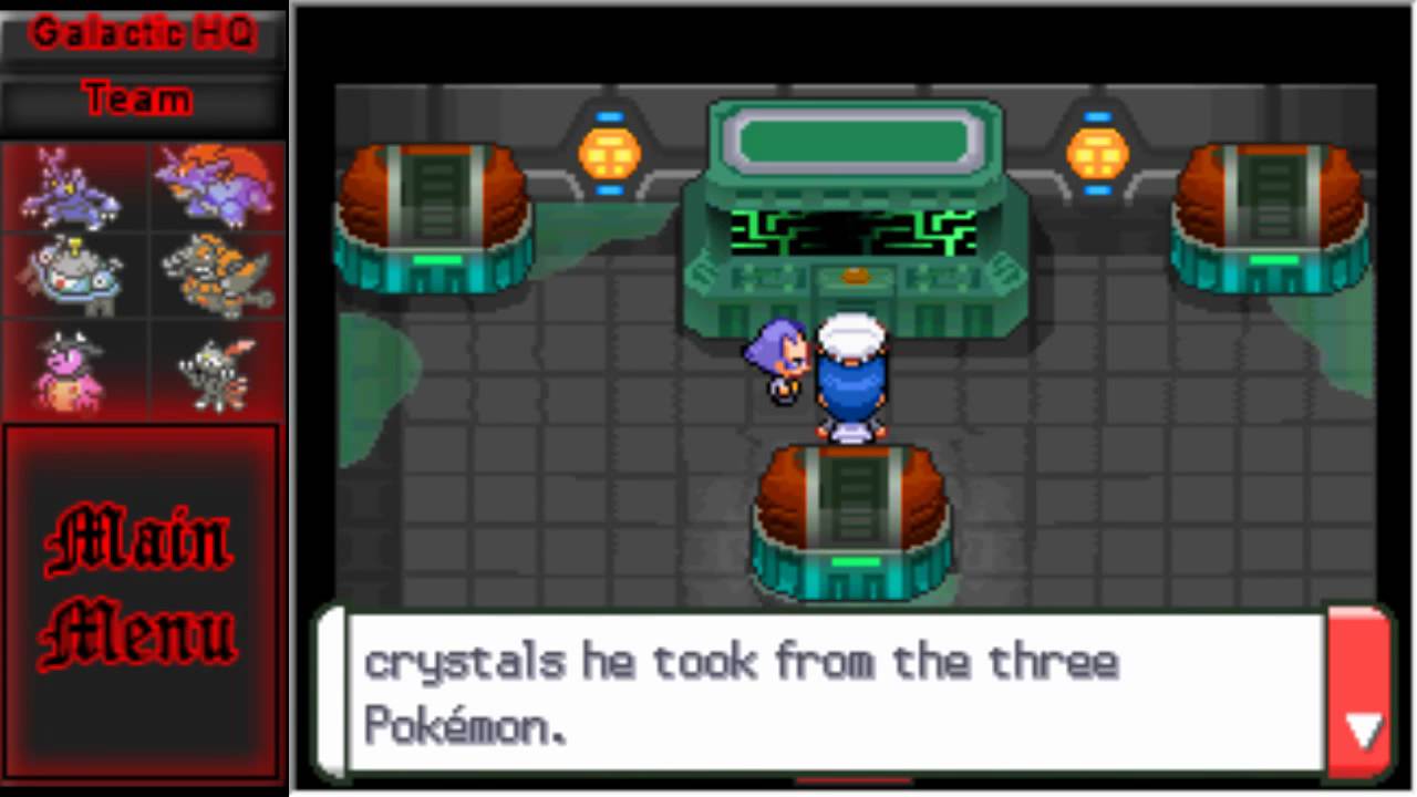 Lets Play Pokemon Bloody Platinum Part 38 Vs Galactic Commander Saturn 2