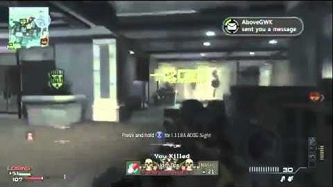 MW3 - Amazing Barrett 50. cal Sniper Streak!