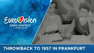 #ThrowbackThursday to 60 years ago: The 1957 Eurovision Song Contest in Frankfurt