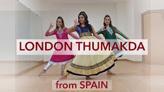 London thumakda from Spain | Bollywood wedding/Sangeet choreography | Vinatha & company