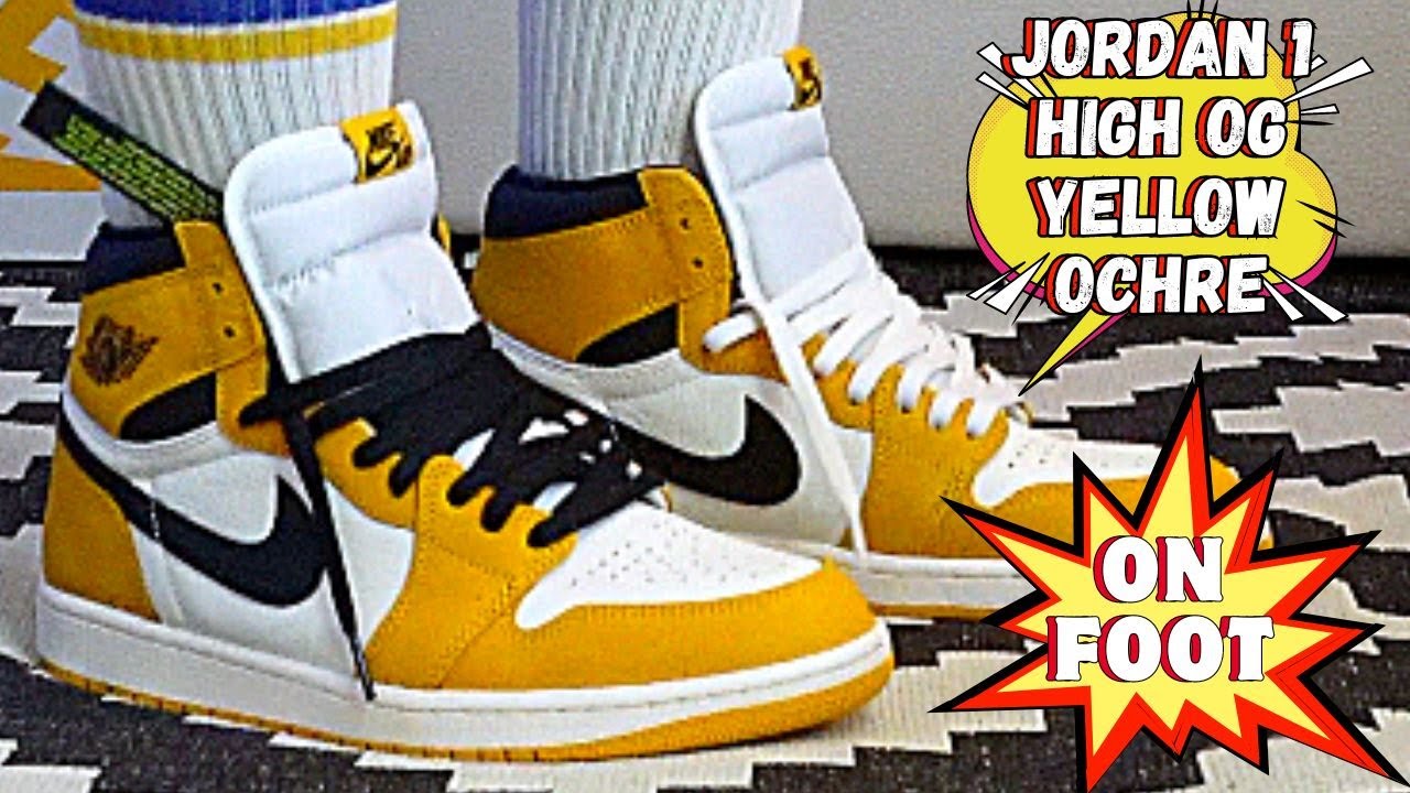 こぶた　Nike Air Jordan 1 High OG Yellow Air Jordan 1 Retro High OG 