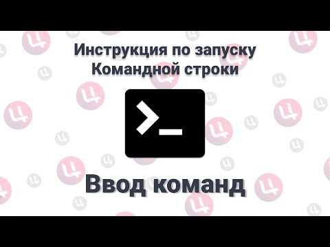 Инструкция по запуску и ввод команд в Командную строку