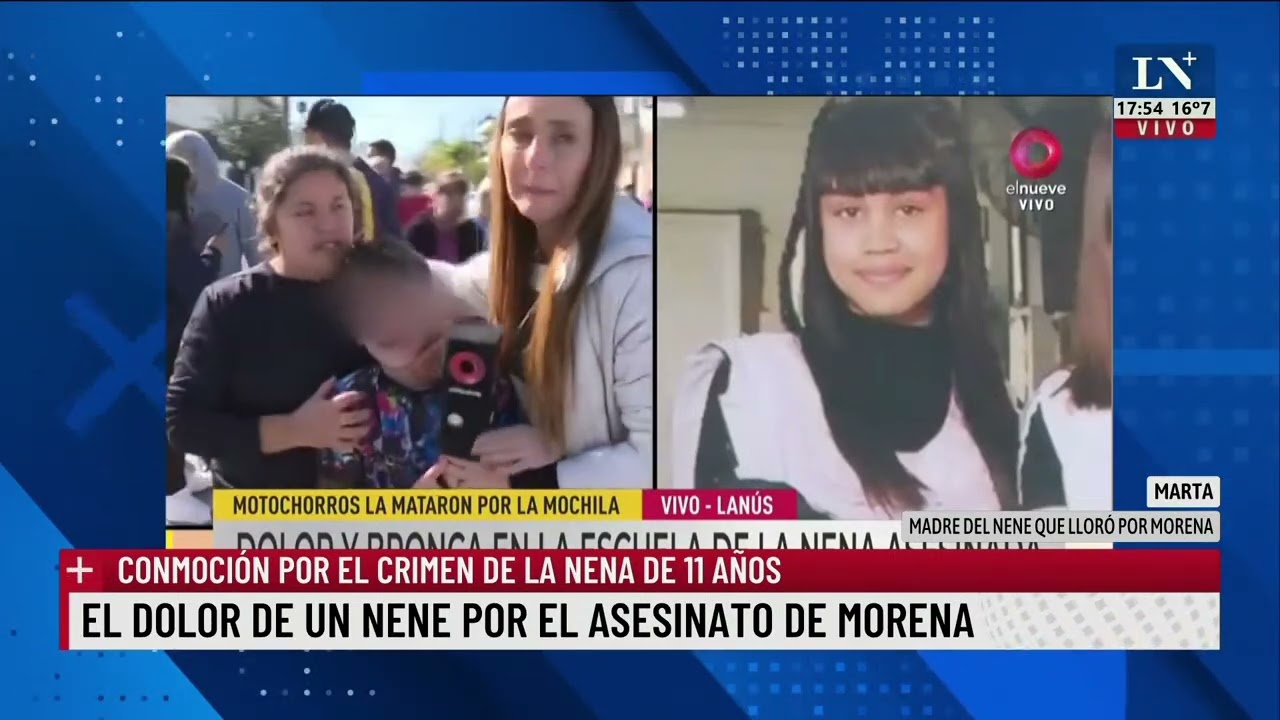Crimen de Morena: la palabra de la madre del nene que se viralizó por su conmoción