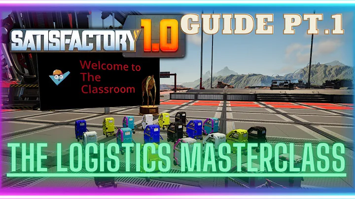Full logistics Guide pt.1 | Lets go REALLY deep into LOGISTICS in Satisfactory 1.0 | Tips and Tricks