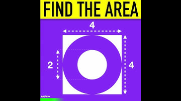 MATH GEOMETRY QUIZ #1 - Find the Area of the Shaded Region | Math Videos
