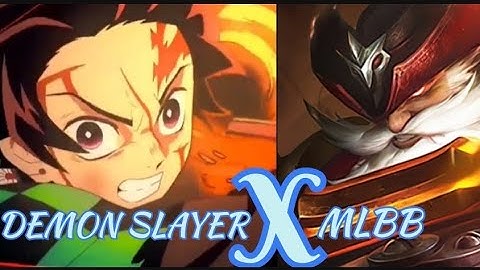 DEMON SLAYER X MLBB #anime #viral #video