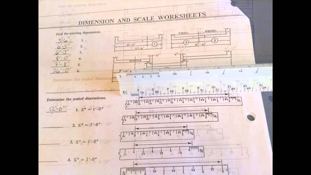 Architects scale symbols and abbreviations YouTube