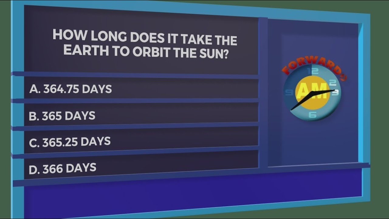 Weather Trivia Tuesdays: How long does it take the earth to orbit the ...