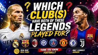 ONLY 1% CAN NAME THE CLUB(S) BOTH OF THESE LEGENDS PLAYED FOR!