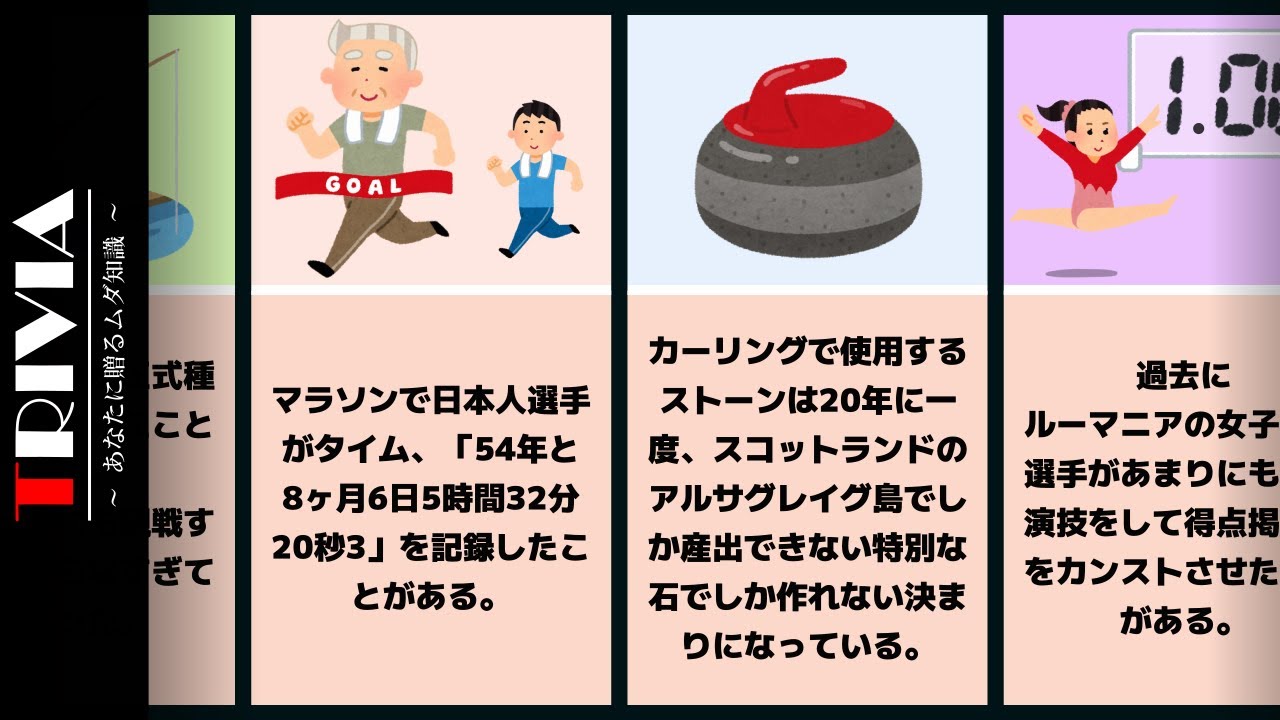 オリンピックおもしろ雑学 雑学 まとめ 比較 アスリートｔｖのご案内