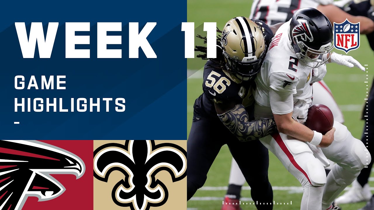 Falcons Saints Week 11 Highlights | NFL 2020 - YouTube