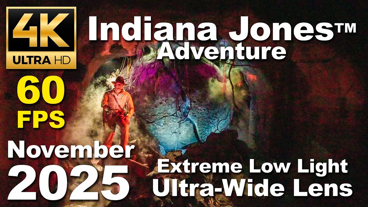 Indiana Jones™ Adventure [4K/60fps] - Disneyland Park (Anaheim, California)