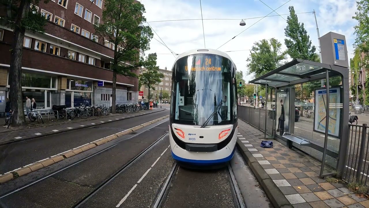 GVB Amsterdam Lijn 12 Amstelstation - Centraal Station | 13G Combino Eenrichting | September 2025