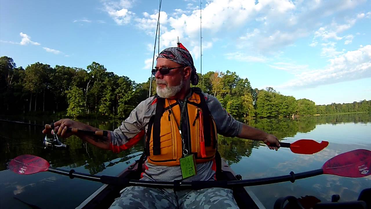 Backwater paddle company assault paddle in action