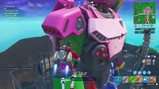 The fornite mecha vs monster event #FORTNITE #teammonster