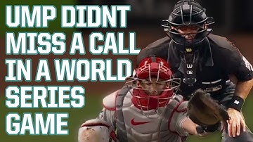 Umpire calls a perfect game in the World Series, a breakdown