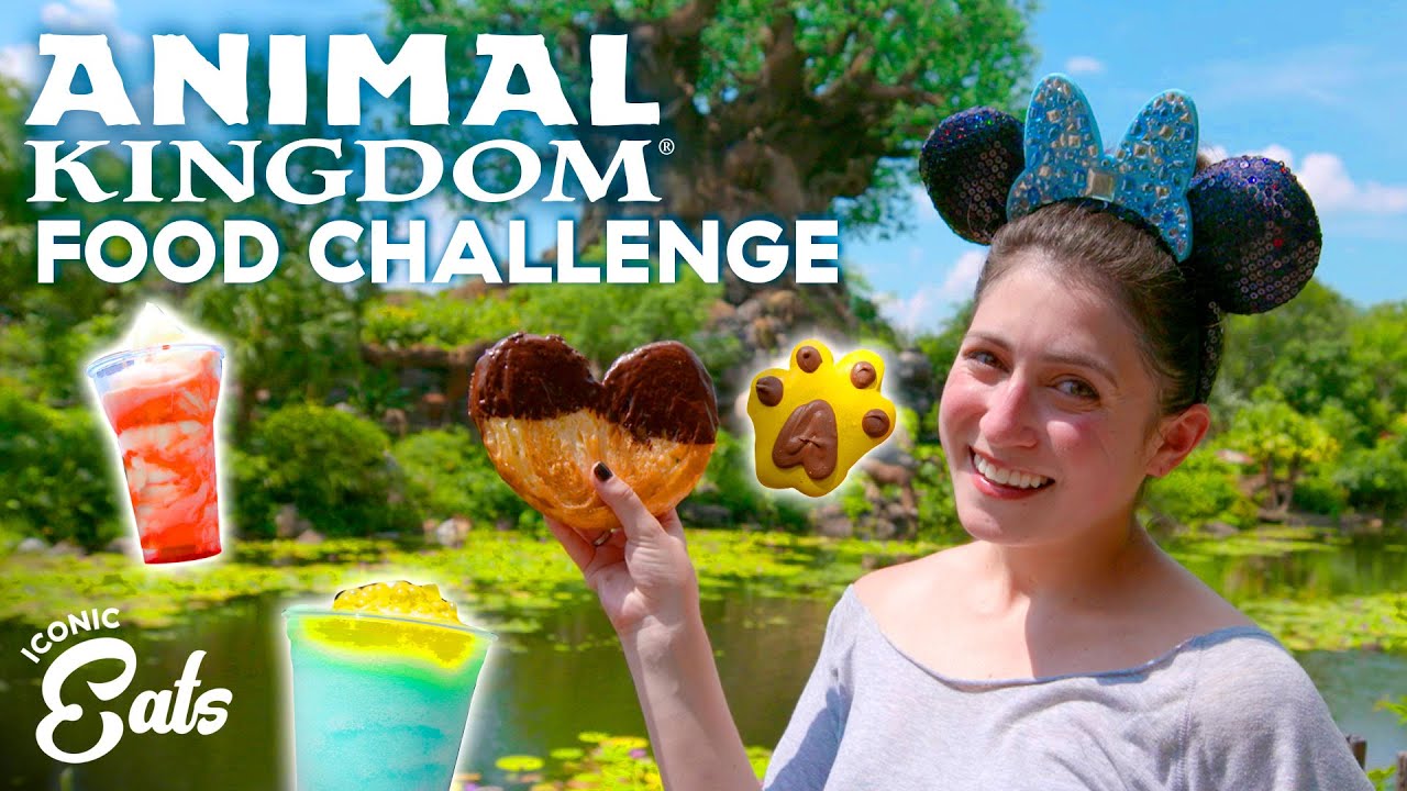 Ultimate Animal Kingdom Food Challenge: Trying ALL Of The Disney World