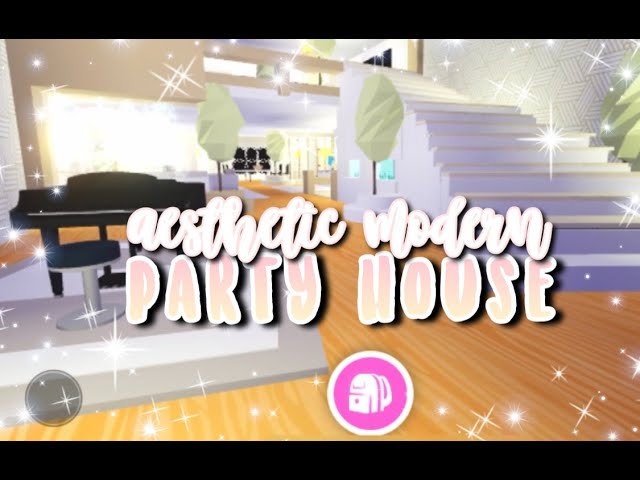 Aesthetic Modern Party House Tour Adopt Me Roblox Youtube - roblox adopt me party ideas