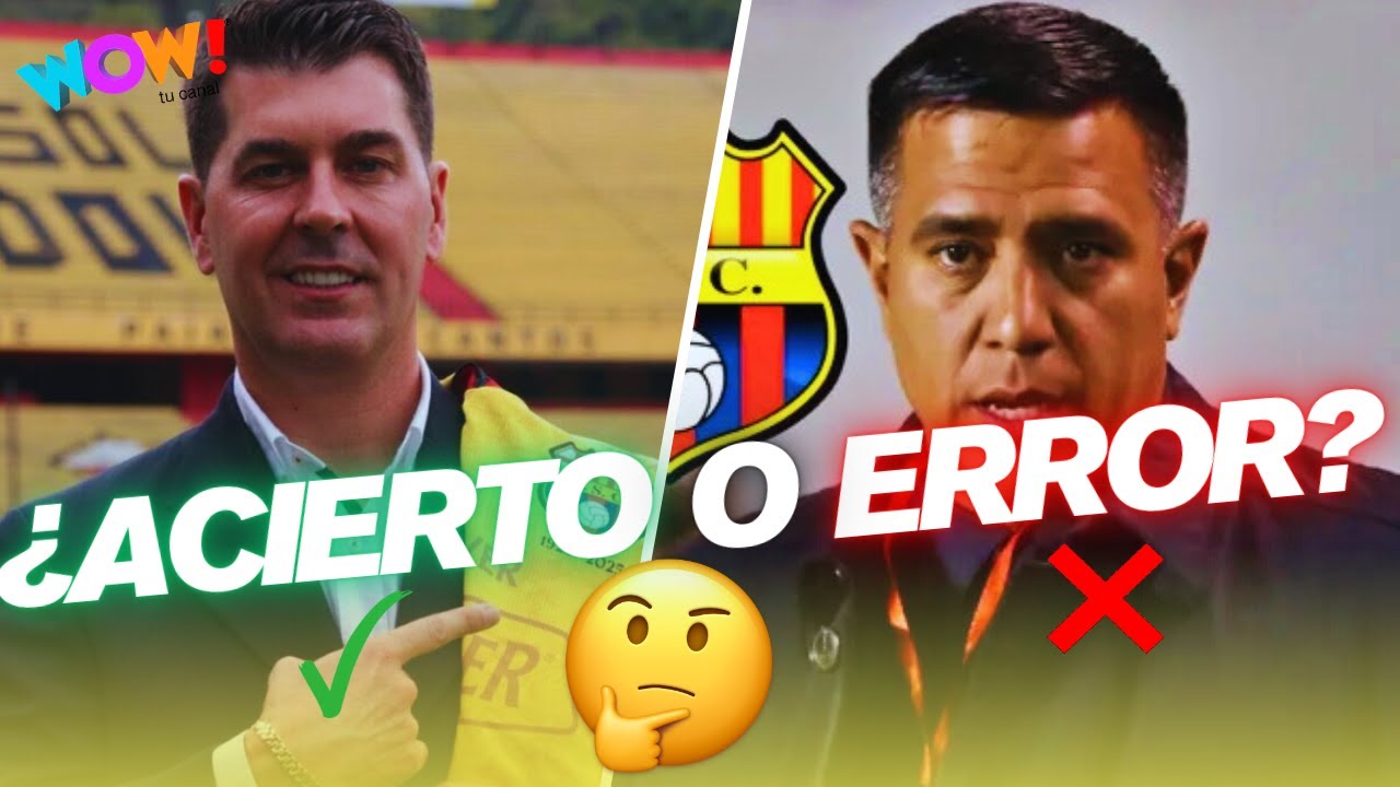 ¡Sacudón en Barcelona! Rescalvo se va y César Farías vuelve al fútbol ecuatoriano l WOW DEPORTES