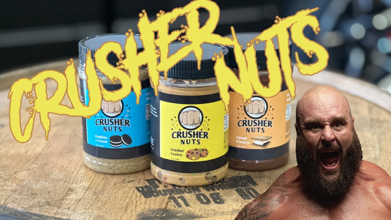 Adam Scherr AKA Braun Strowman Crusher Nuts Peanut Butter Review YouTube