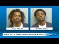 Armed robbery update | Suspects accused of targeting shoppers who had boot on car
