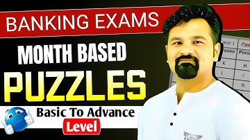 🧩 Month Based Puzzle | Basic to Advance I Reasoning | Bank Exams 2025 | By Radhey Sir