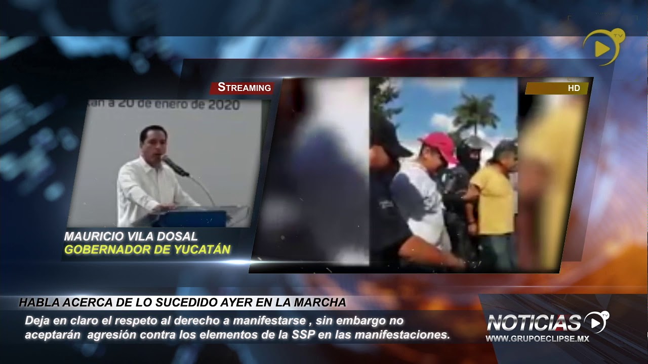 EL GOBERNADOR DE YUCATÁN HABLA ACERCA DE LO OCURRIDO EN LA MARCHA DURANTE SU PRIMER INFORME EL GOBERNADOR DE YUCATÁN HABLA ACERCA DE LO OCURRIDO EN LA MARCHA DURANTE SU PRIMER INFORME