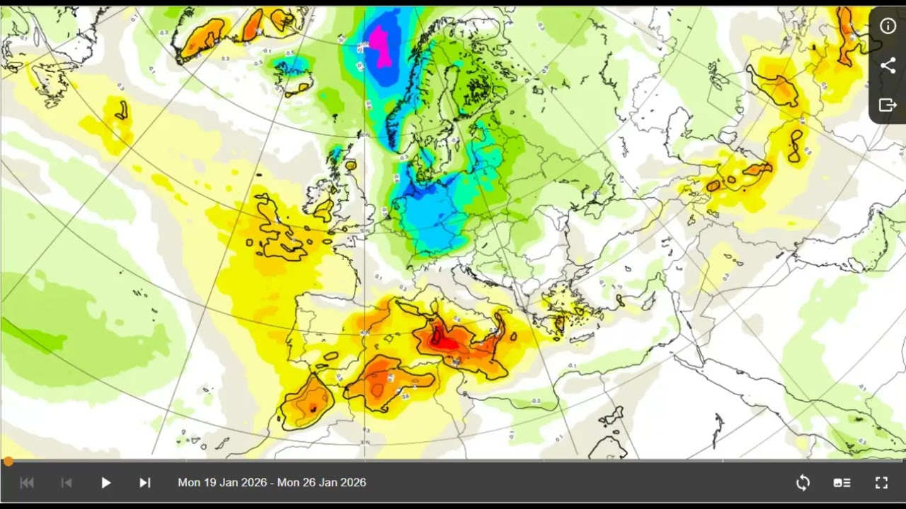 Il tempo sino a fine mese si parte con una tempesta al sud e in Sardegna