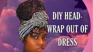 EASY HEAD-WRAP OUT OF DRESSES