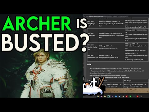 archer bdo  Update 2022  BDO - ARCHER IS BUSTED? | Black Desert Highlights