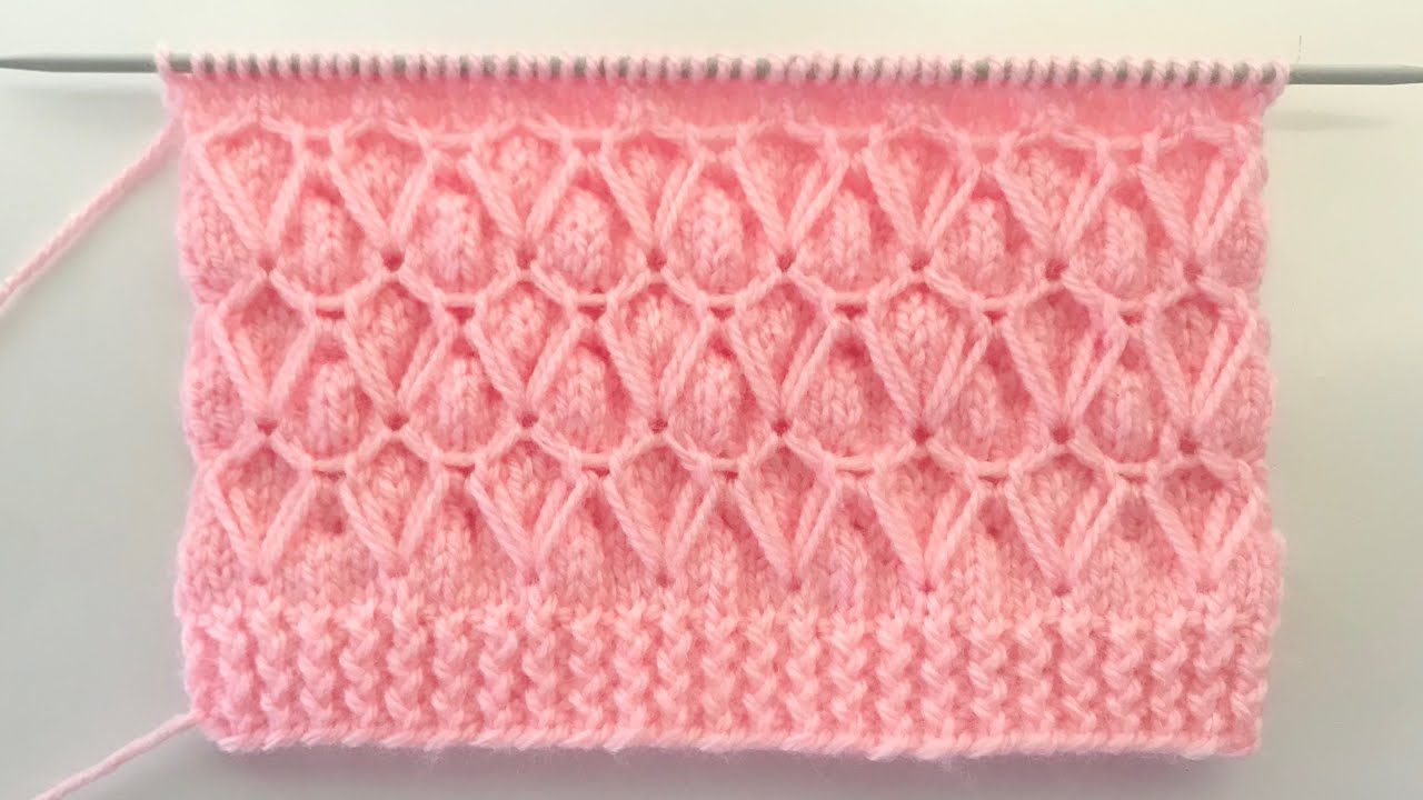 Beautiful Knitting Stitch Pattern For Sweater - YouTube