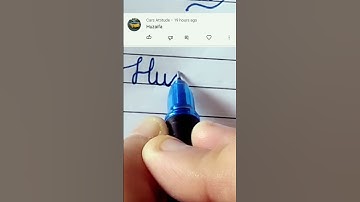 How to write Huzaifa in cursive writing