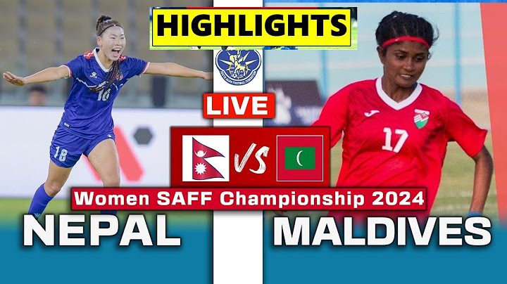 Nepal Vs Maldives | All Goals Highlights |SAFF Women's Championship 2024 | khelkudsansar