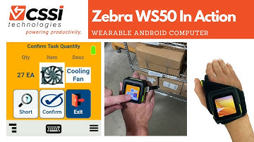 Boosting Warehouse Productivity with the Wearable Zebra WS50 Mobile Computer