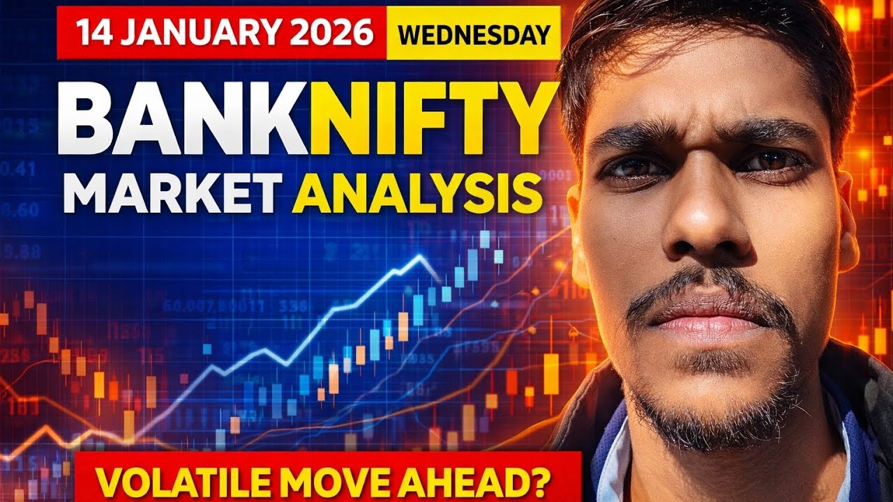 BANKNIFTY Market Analysis – 14 January 2026 | Wednesday | Intraday Levels & Trend