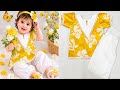 Eid Special Baby Dress 2026 💛 | Cute Baby Co-ord Set | Handmade Eid Outfit✨